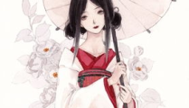 古风小姐姐插画,描绘翩翩仙子之姿